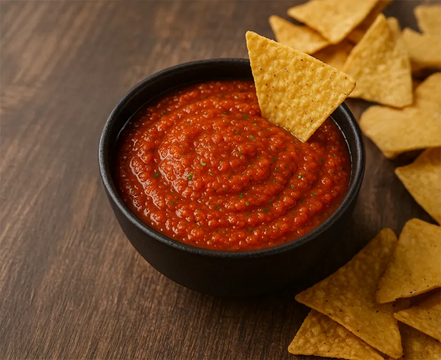fresh salsa image copy fresh salsa in bowl with chips